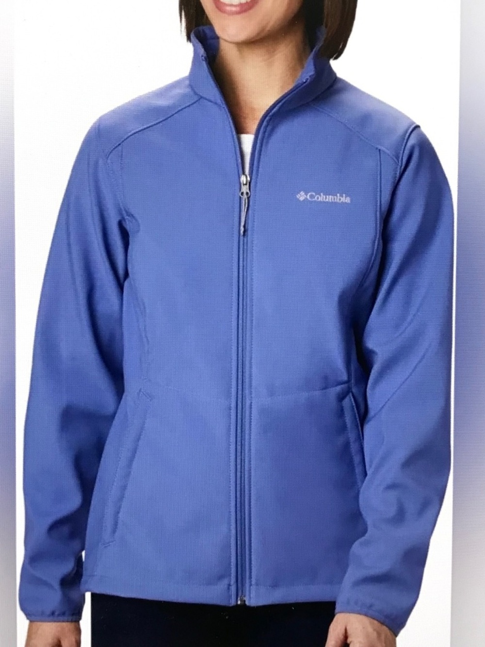 COLUMBIA Mabel Meadow Softshell Jacket Blue Women’s Size Medium